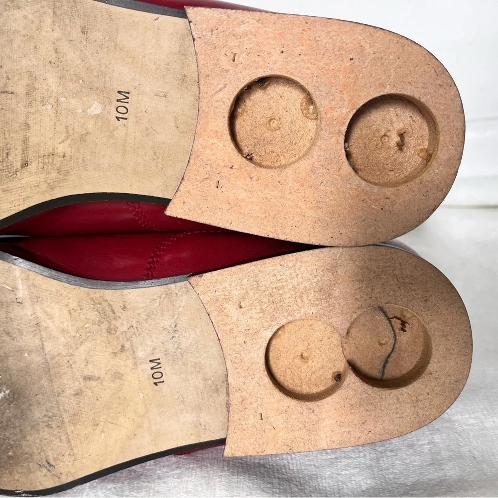 Vintage Georgio Brutini spectator red/white mens shoes *Needs heel caps* 10